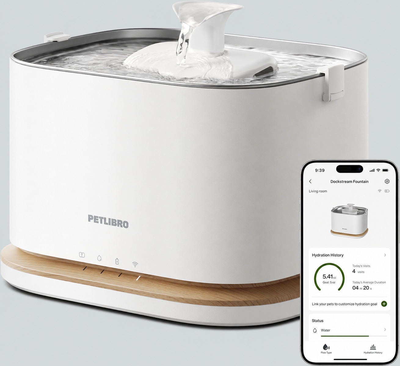 PETLIBRO Dockstream 2 Smart Cordless Fountain