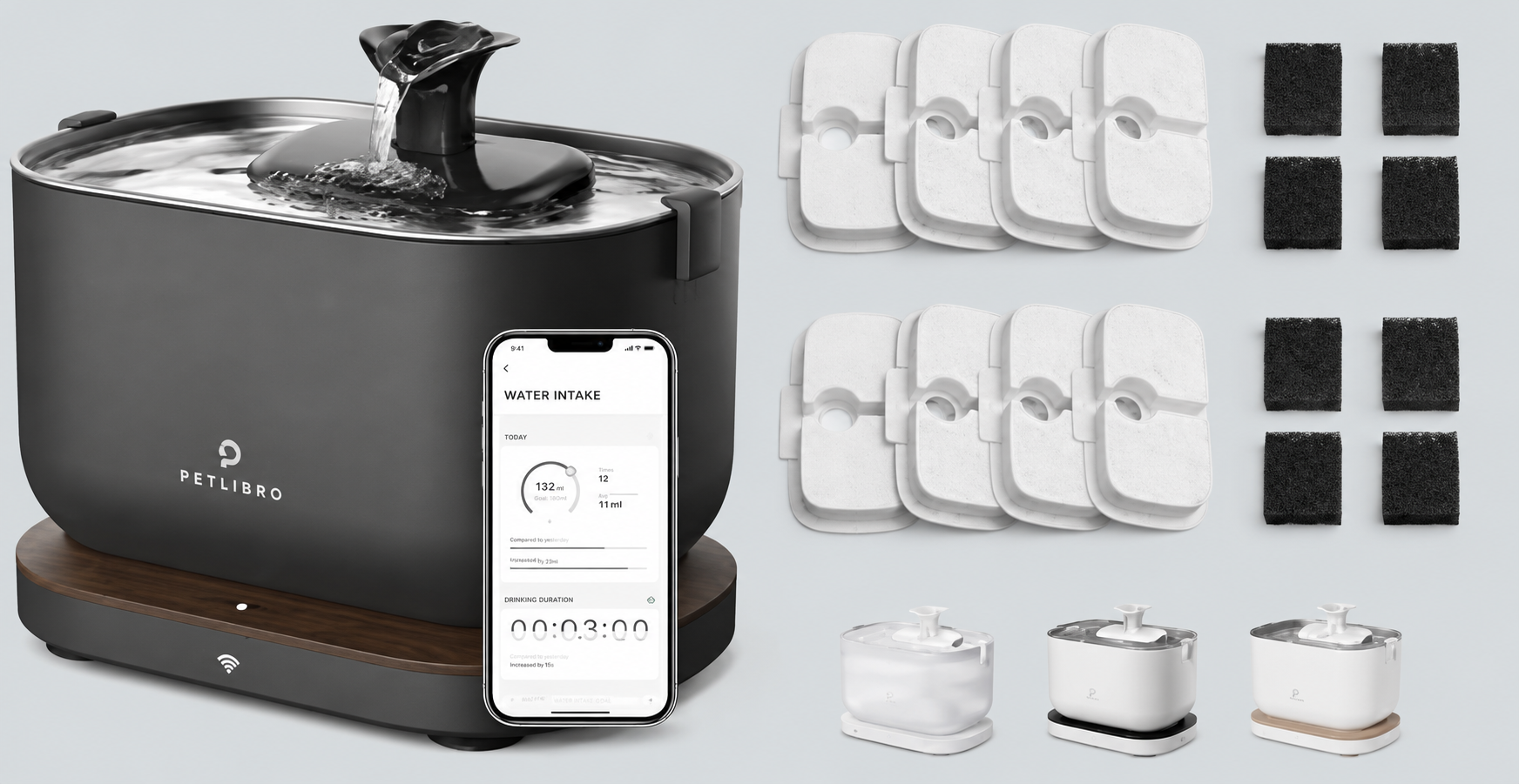 PETLIBRO Dockstream App Monitoring Automatic Pet Water Fountain
